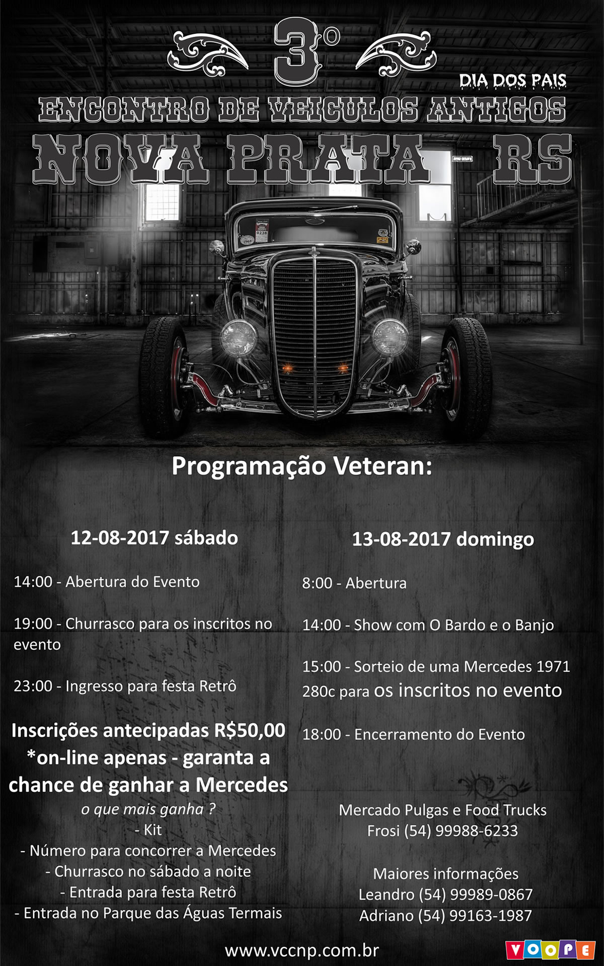 Cartaz do Encontro VCCNP 2017 – verso