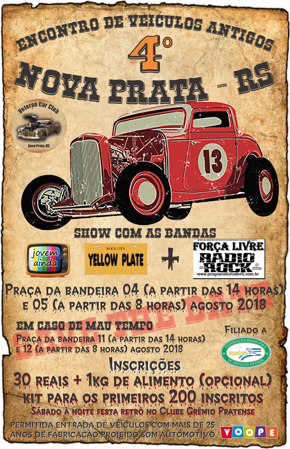 Cartaz do Encontro VCCNP 2018