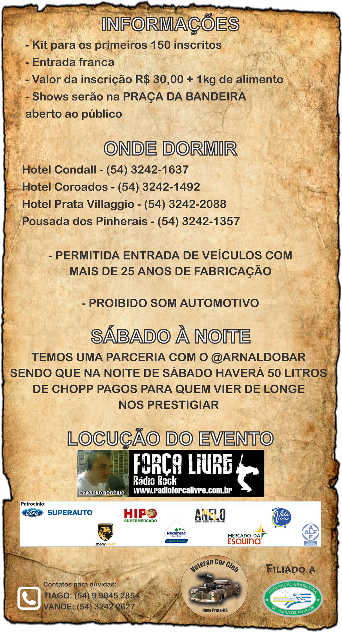 Cartaz do Encontro VCCNP 2022 – verso