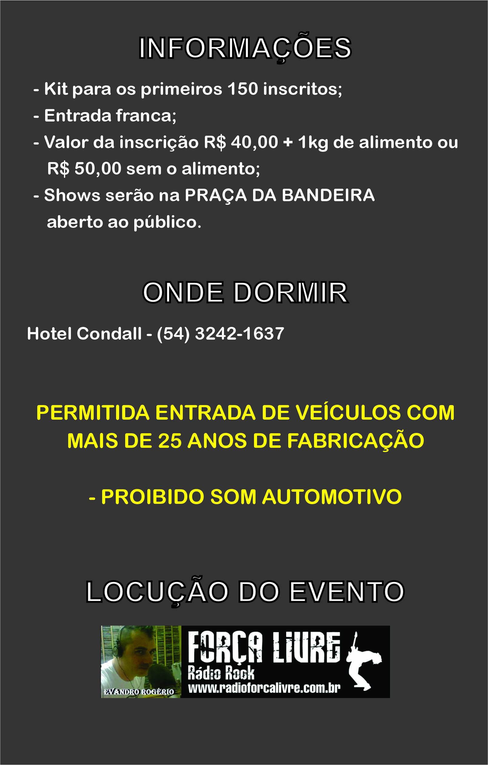 Cartaz do Encontro VCCNP 2023 – verso